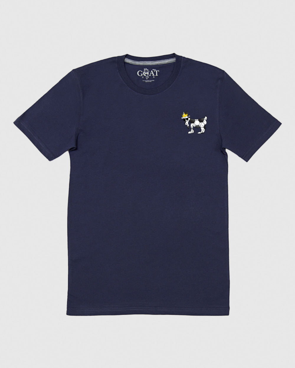Front of navy Soccer T-Shirt
